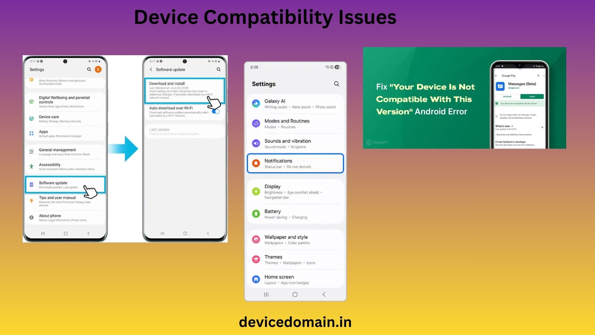 Compatibility Issues