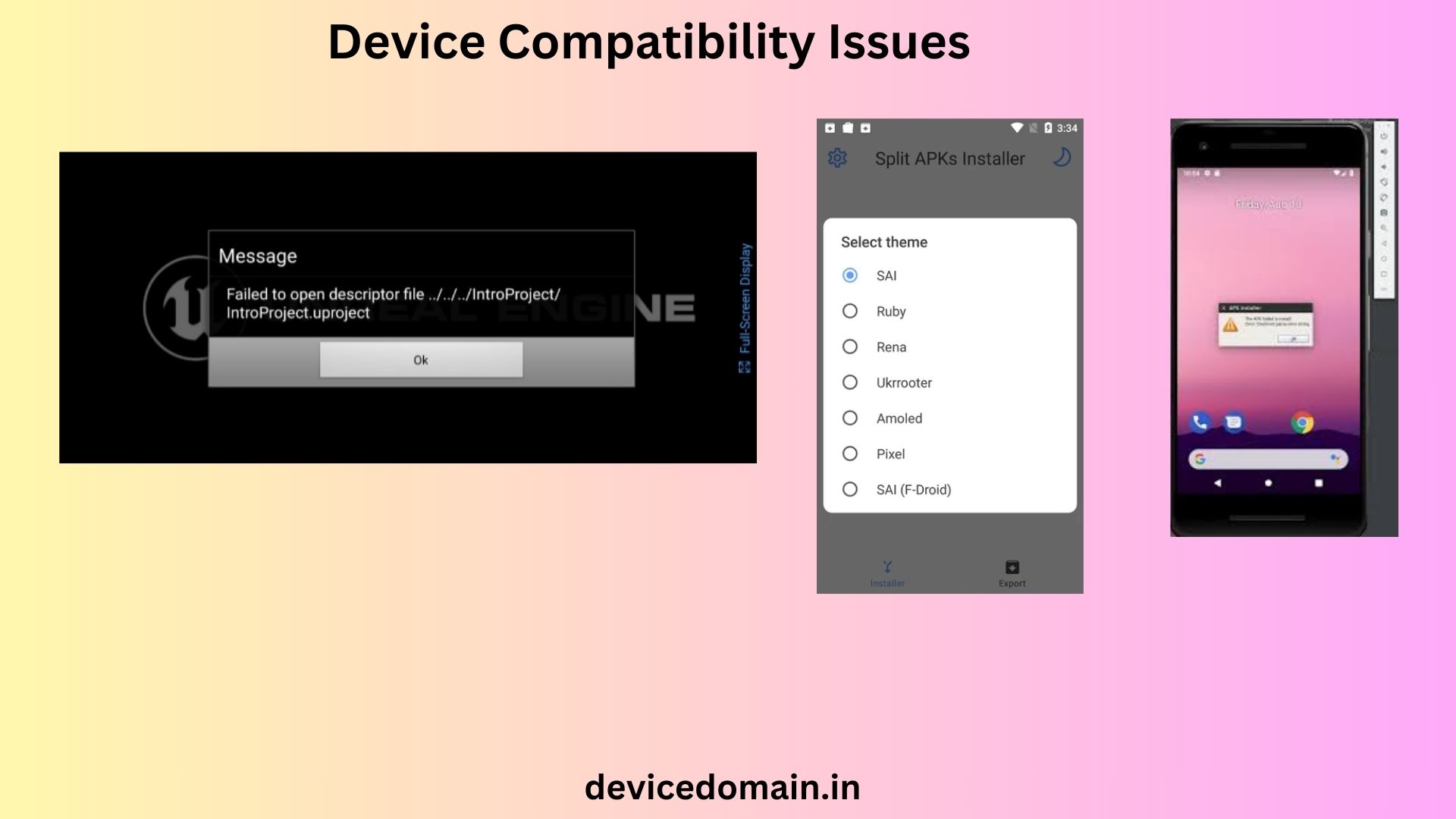 Compatibility Issues